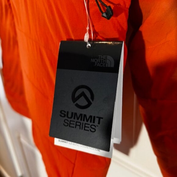 North Face Summit L3 50/50 Down Hoodie - Burnt Ochre (Men’s Medium) - Picture 12 of 12